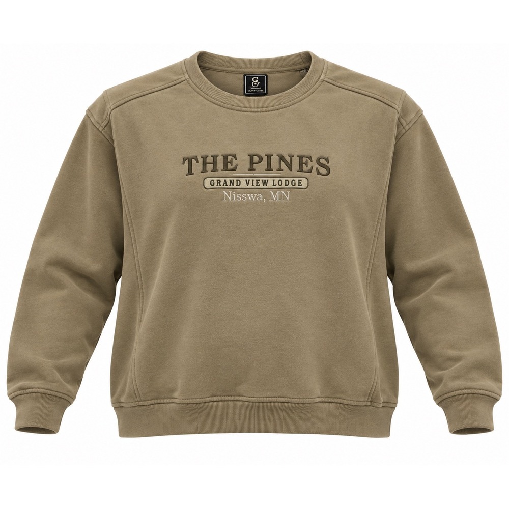Gear for Sports The Pines Grand View Lodge Nisswa MN Sweatshirt Tan Mens Large